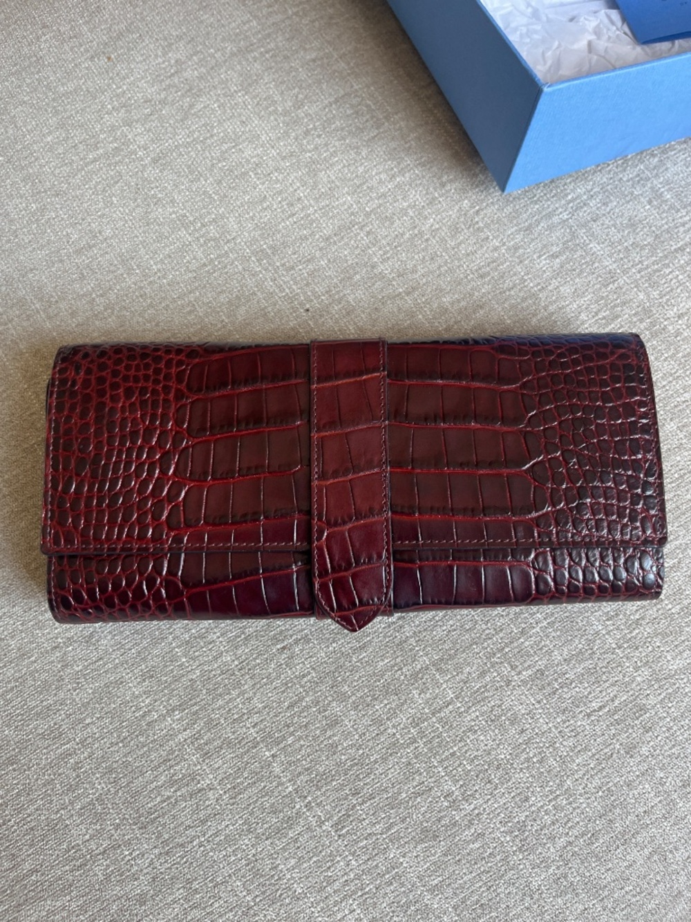 Smythson Jewelry Clutch NWT in box - Picture 6 of 7